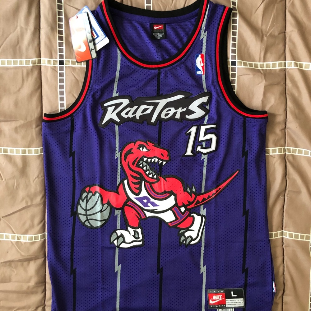 Vince Carter 1998-99 Raptors Road Jersey